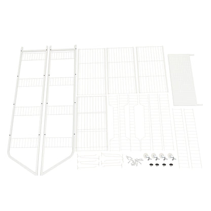 4 Tier Display Snack Rack with Universal Wheels Fruit Vegetable Towel Basket Stand Cart Metal Display Stand
