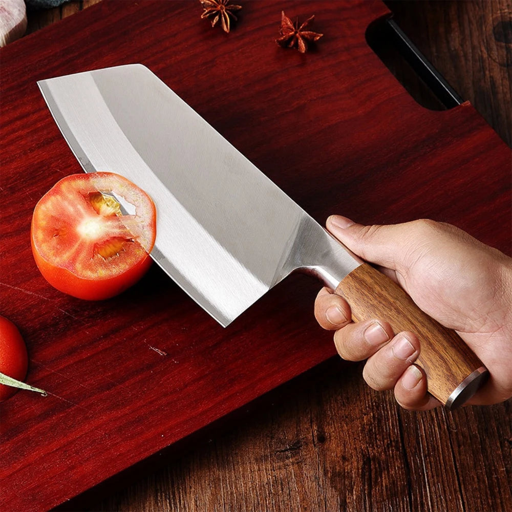 MDHAND Meat Cleaver Knife Forged Stainless Steel Professional Chinese Chef Knife Meat Vegetable Chopping Kitchen Knives