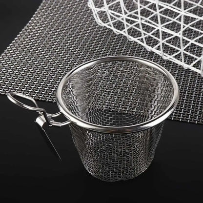 Durable Stainless Steel Mesh Strainer Spoon – Hot Pot, Frying, Noodles Scoop