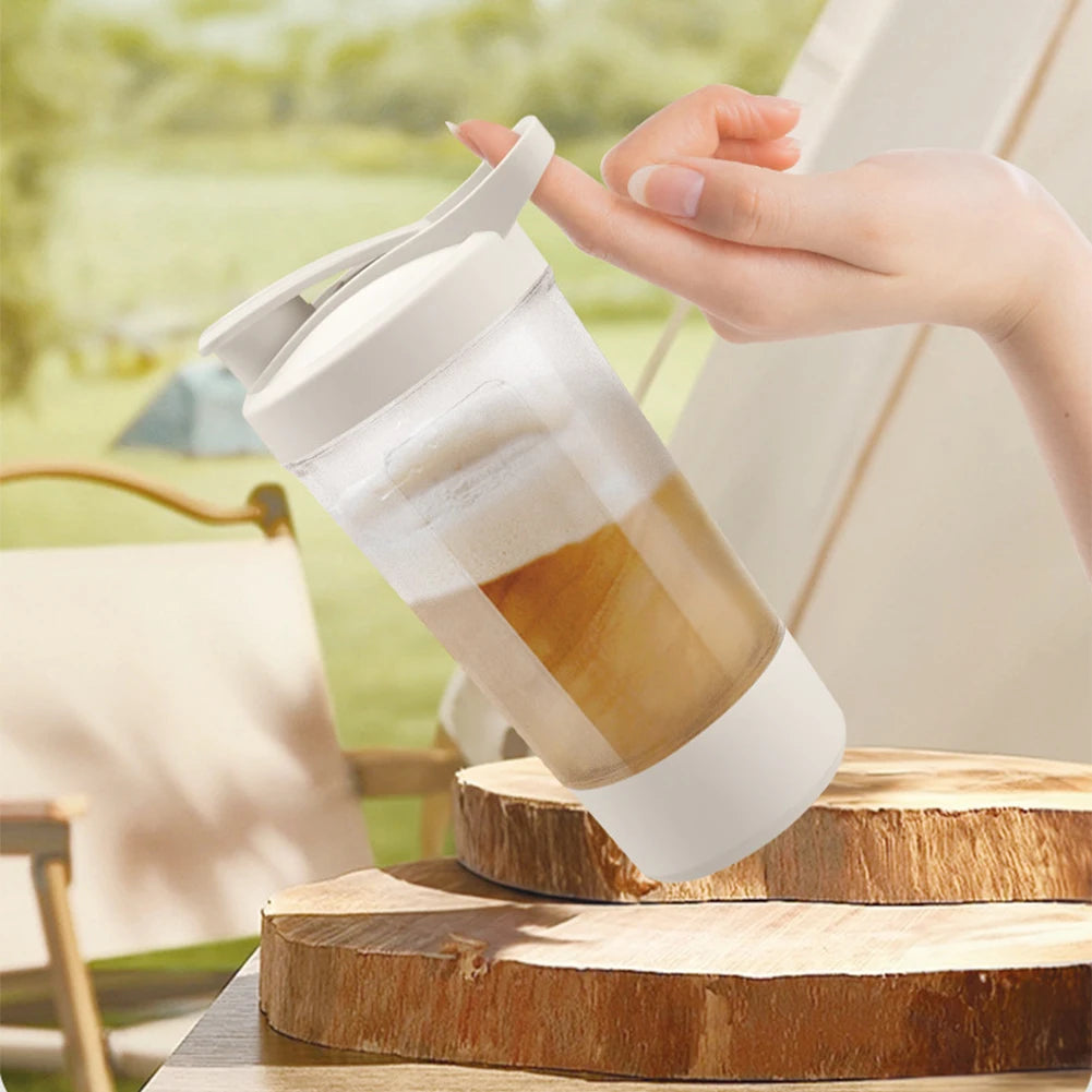Self-Stirring Shaker Cup – Portable Automatic Mixing Cup for Protein Shakes, Coffee & Meal Replacement Drinks | Self-Mixing Sport Mug