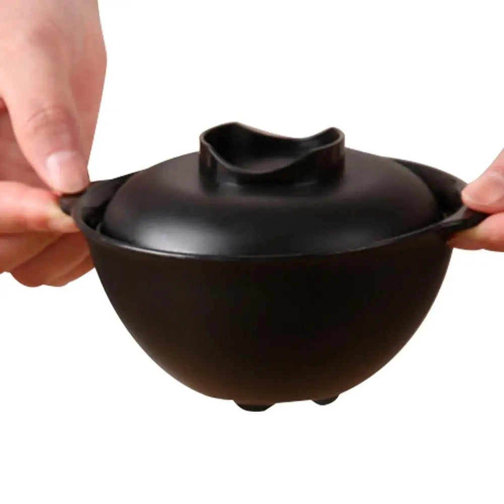 Ramen Bowl with Lid – Microwave-Safe Instant Noodle Bowl with Handles, Heat-Resistant Soup Bowl for Home, Office & Convenience Cooking