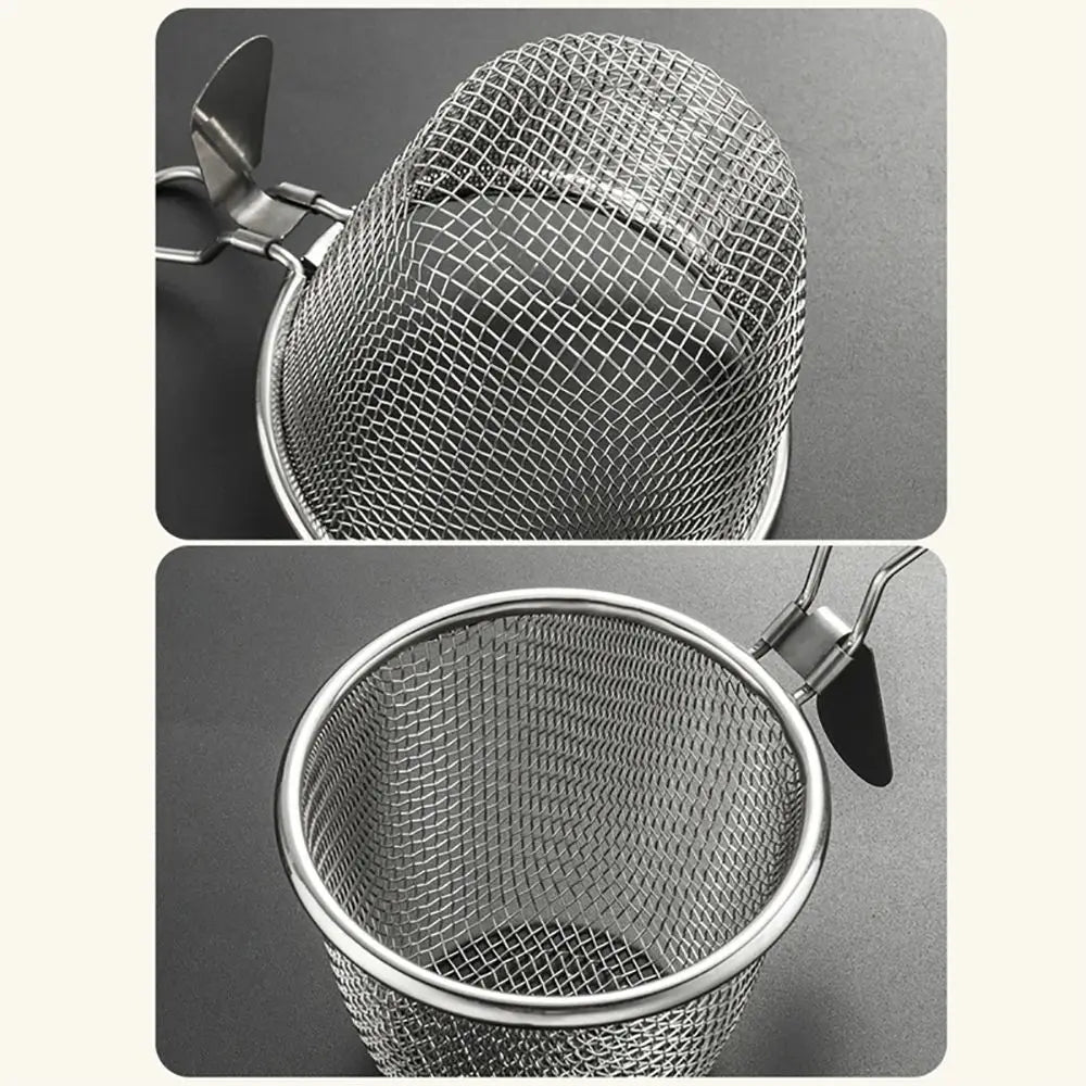 Durable Stainless Steel Mesh Strainer Spoon – Hot Pot, Frying, Noodles Scoop