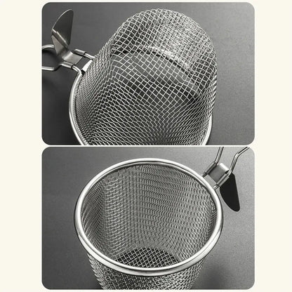 Durable Stainless Steel Mesh Strainer Spoon – Hot Pot, Frying, Noodles Scoop