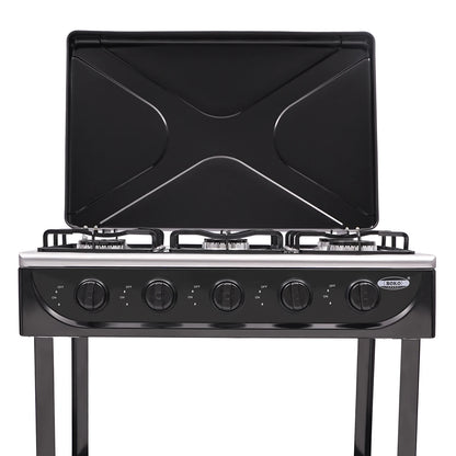 5 Hearth Grill, Gas Grill, 2.5 kW Burner,Freestanding, For Home Cooking, Outdoor Grilling, Camping, Fishing, RVing