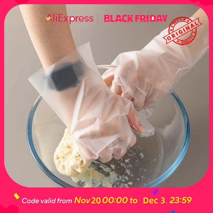 Heavy-Duty TPE Disposable Gloves – Food-Grade, Latex-Free, Multipurpose Gloves for Kitchen, Cleaning, Crafts & Everyday Use (Universal Size)