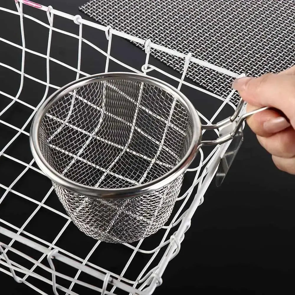 Durable Stainless Steel Mesh Strainer Spoon – Hot Pot, Frying, Noodles Scoop