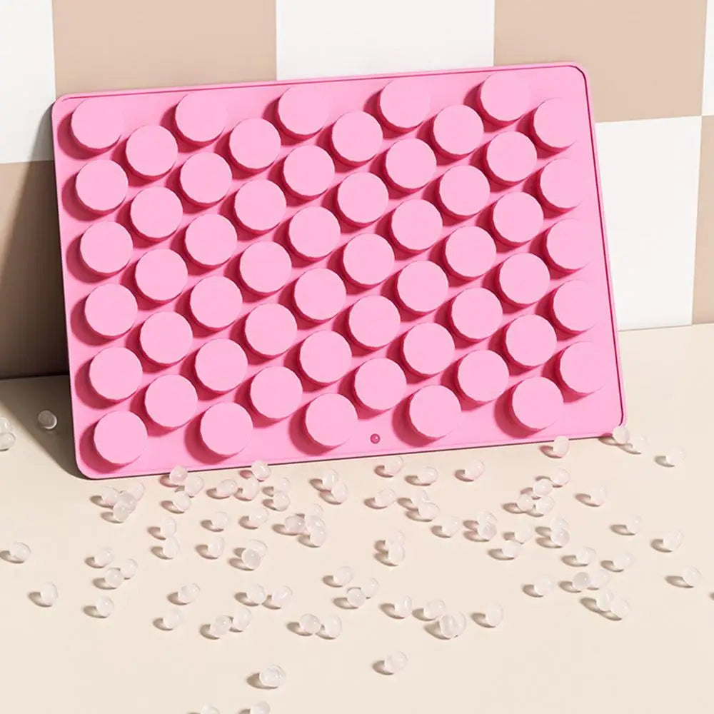 55-Cavity Small Silicone Cylinder Mold – Non-Stick Homemade Cupcake, Wax & Resin Mold for Baking, Crafts & DIY Projects