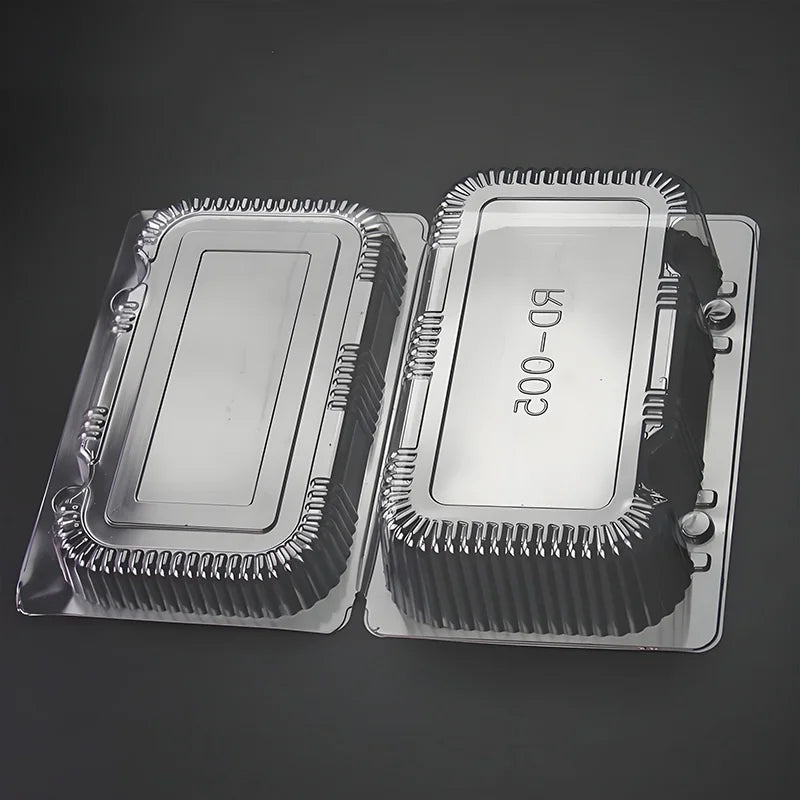 50 & 100 Pack Disposable Pastry Boxes - Super Bowl Dessert Containers for Cupcakes & Cookie Gifting