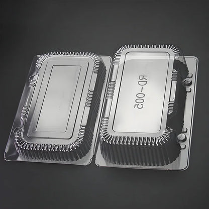 50 & 100 Pack Disposable Pastry Boxes - Super Bowl Dessert Containers for Cupcakes & Cookie Gifting