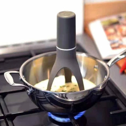Triangle Pan Stirrer Egg Whisk Multifunction Sauces Soup Cream Blender Dishwasher Safe Battery Operated for Home Kitchen