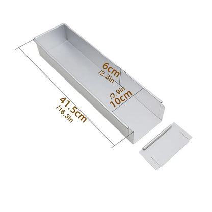 Aluminum Alloy Rectangle Tiramisu Cake Mold – Professional Baking Pan for Desserts, Layered Cakes, Pastries & Kitchen Use