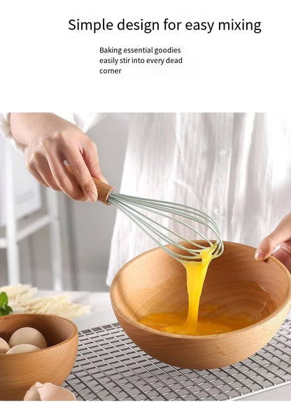 12pcs Silicone Cooking Utensil Set – Multi-Color, Heat-Resistant Kitchenware with Wooden Handles, Non-Stick Spatulas & Spoons