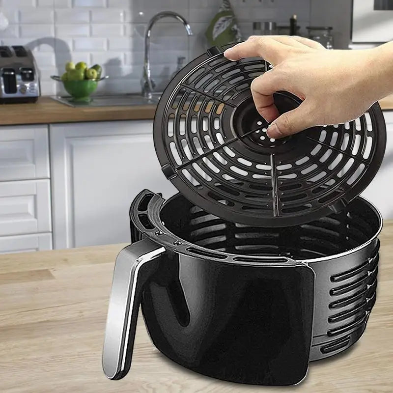 10Pcs Silicone Air Fryer Rubber Bumpers – Heat-Resistant Protective Feet Covers for Grill Pan, Basket & Kitchen Accessories