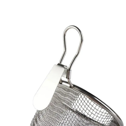 Durable Stainless Steel Mesh Strainer Spoon – Hot Pot, Frying, Noodles Scoop