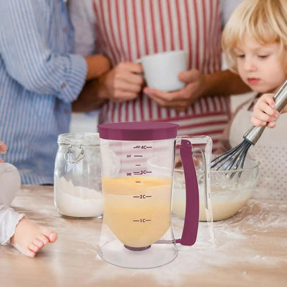 Hand-Held Batter Dispenser Pancake Batter Dispenser Batter Separator Bakeware For Cupcakes Waffles Pancakes Baking Supplies