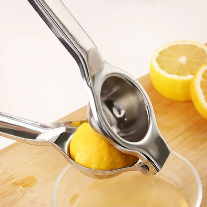 Stainless Steel Lemon Squeezer – Manual Citrus Juicer for Lemon, Lime & Orange | Heavy-Duty Fruit Press for Kitchen & Cooking
