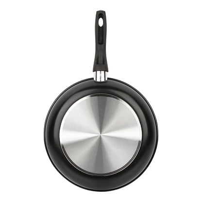 3Piece NonStick Aluminum Skillet Set Lightweight Skillets Dishwasher Safe Easy Cleanup CoolTouch Handles Versatile Cookware