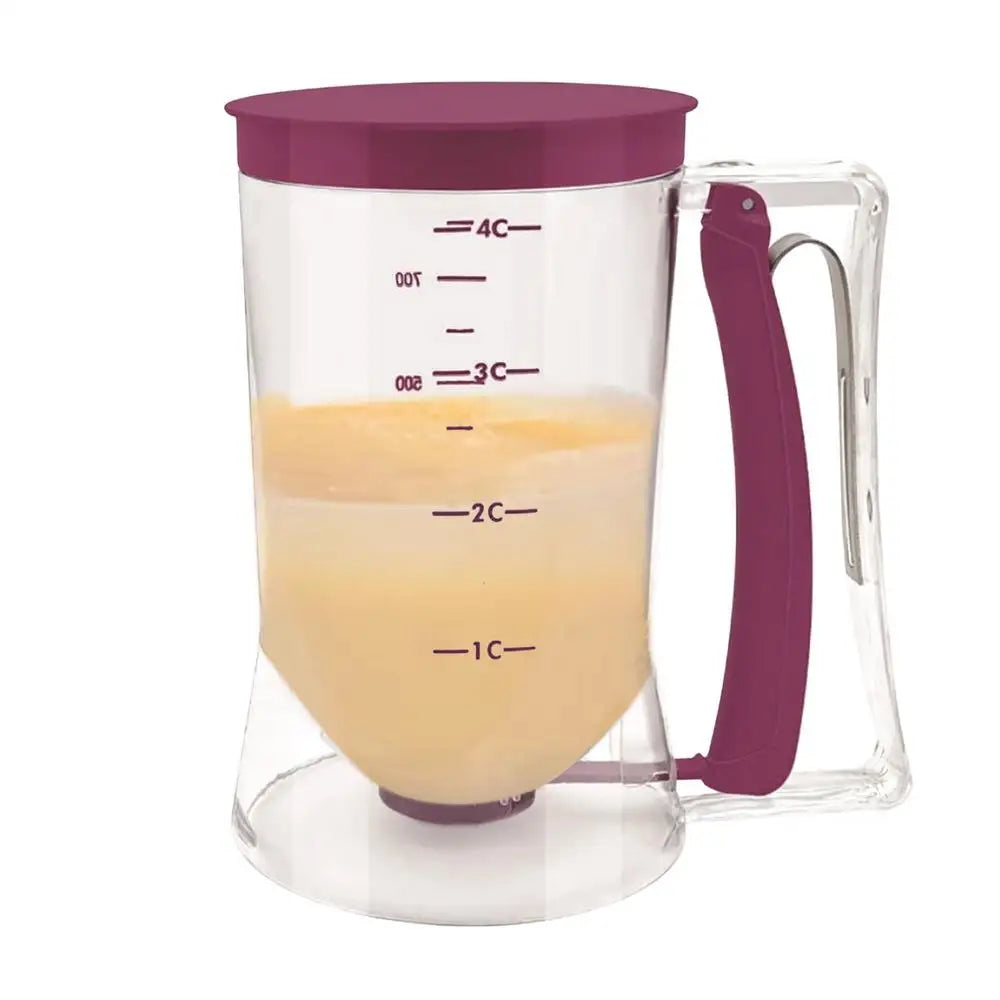 Hand-Held Batter Dispenser Pancake Batter Dispenser Batter Separator Bakeware For Cupcakes Waffles Pancakes Baking Supplies