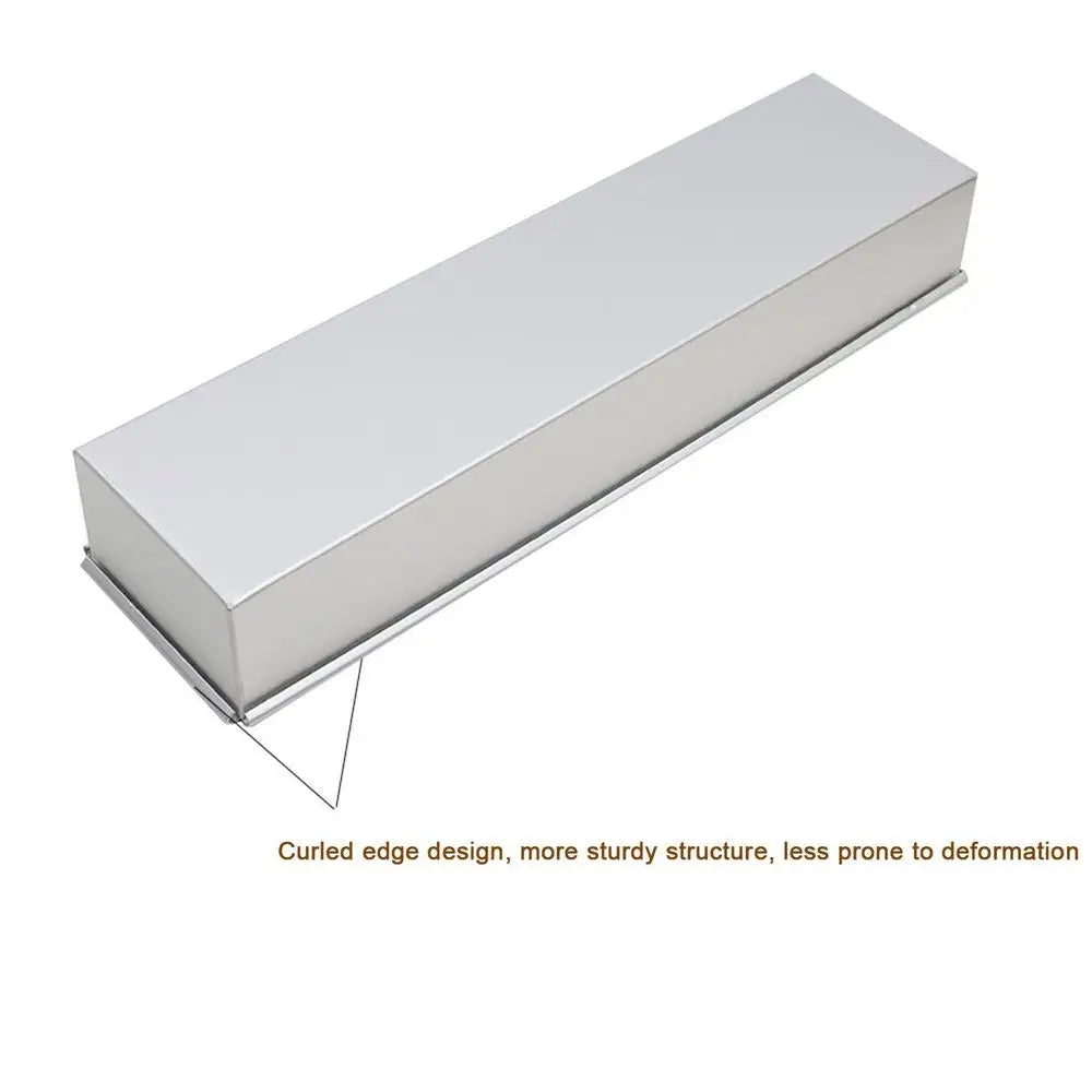 Tiramisu Cake Mold Rectangle Cake Pan Aluminum Alloy Tiramisu Dessert Making Molds Baking Professional Tool Kitchen Accessories