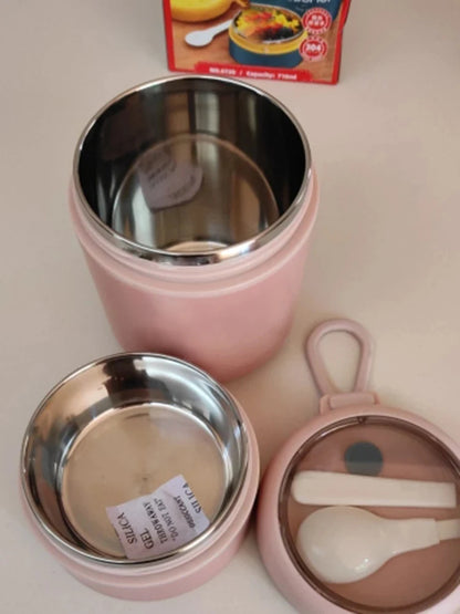 530ml/710ml Food Thermal Jar Insulated Soup Cup Thermos Containers Stainless Steel Lunch Box Thermo Keep Hot for School Children