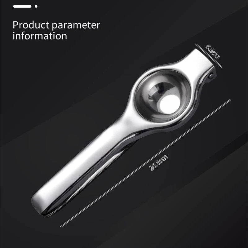 Stainless Steel Lemon Squeezer – Manual Citrus Juicer for Lemon, Lime & Orange | Heavy-Duty Fruit Press for Kitchen & Cooking