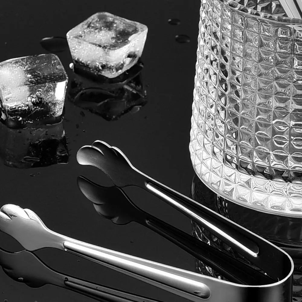 Mini Stainless Steel Food Tongs – Sugar Clamp, Bread & Steak Clip Tweezer for Home Kitchen Cooking & Serving