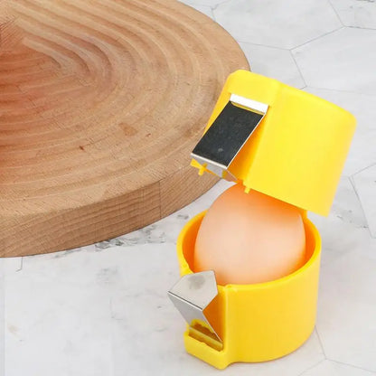 Egg Sheller & Opener Tool – Egg Beater and Separator for Boiled or Raw Eggs, Easy Peeler Kitchen Gadget for Baking & Cooking