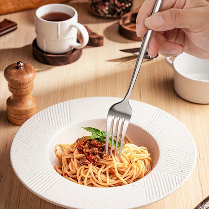 60-Piece Luxe Golden Stainless Steel Cutlery Set – Mirror Polished, Dishwasher Safe