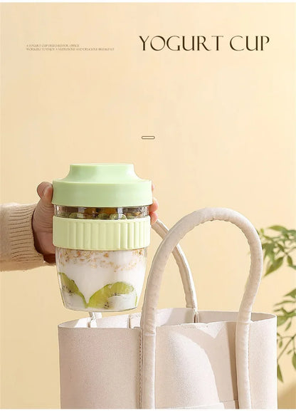 Portable Breakfast Fruit Oat Yogurt Salad Cup With Lid Spoon Food Storage Cup Fitness Weight Reducing Picnic Lunch Box Milk cup