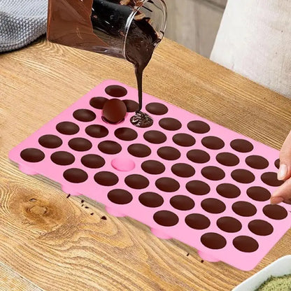 55-Cavity Small Silicone Cylinder Mold – Non-Stick Homemade Cupcake, Wax & Resin Mold for Baking, Crafts & DIY Projects