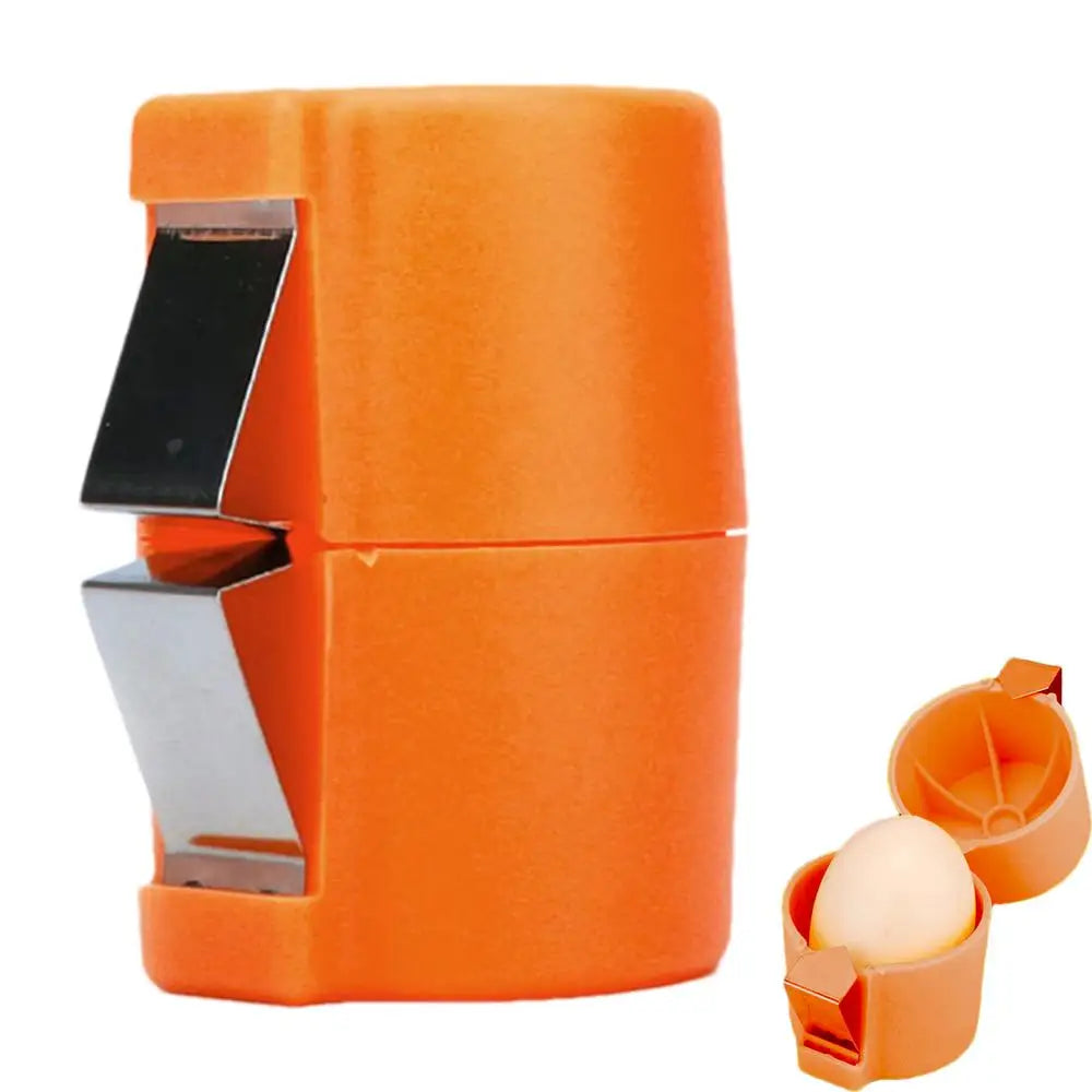 Egg Sheller & Opener Tool – Egg Beater and Separator for Boiled or Raw Eggs, Easy Peeler Kitchen Gadget for Baking & Cooking