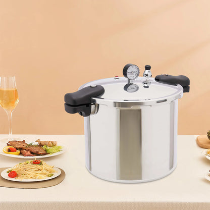 22L Commercial Stainless Steel Pressure Cooker – 90KPa Explosion-Proof Large Capacity Pot for Gas Stoves