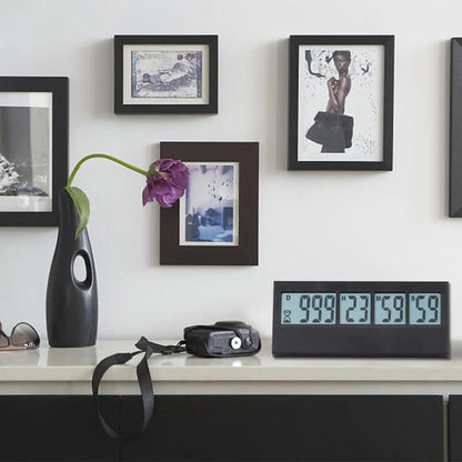 999 Days Countdown Clock – LCD Digital Event Timer for Kitchen, Weddings, Retirement, Labs, Cooking & Plant Watering Reminders