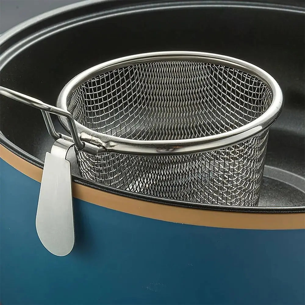 Durable Stainless Steel Mesh Strainer Spoon – Hot Pot, Frying, Noodles Scoop