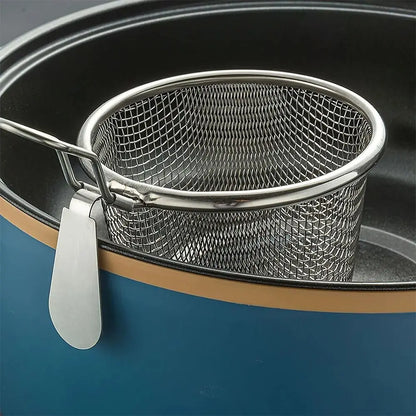 Durable Stainless Steel Mesh Strainer Spoon – Hot Pot, Frying, Noodles Scoop