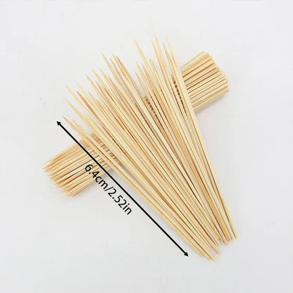 Eco-Friendly Bamboo Toothpicks 1300-Count - Double-Ended, Extra Thin, Disposable Wooden Picks for Home, Restaurants, Travel (Nat