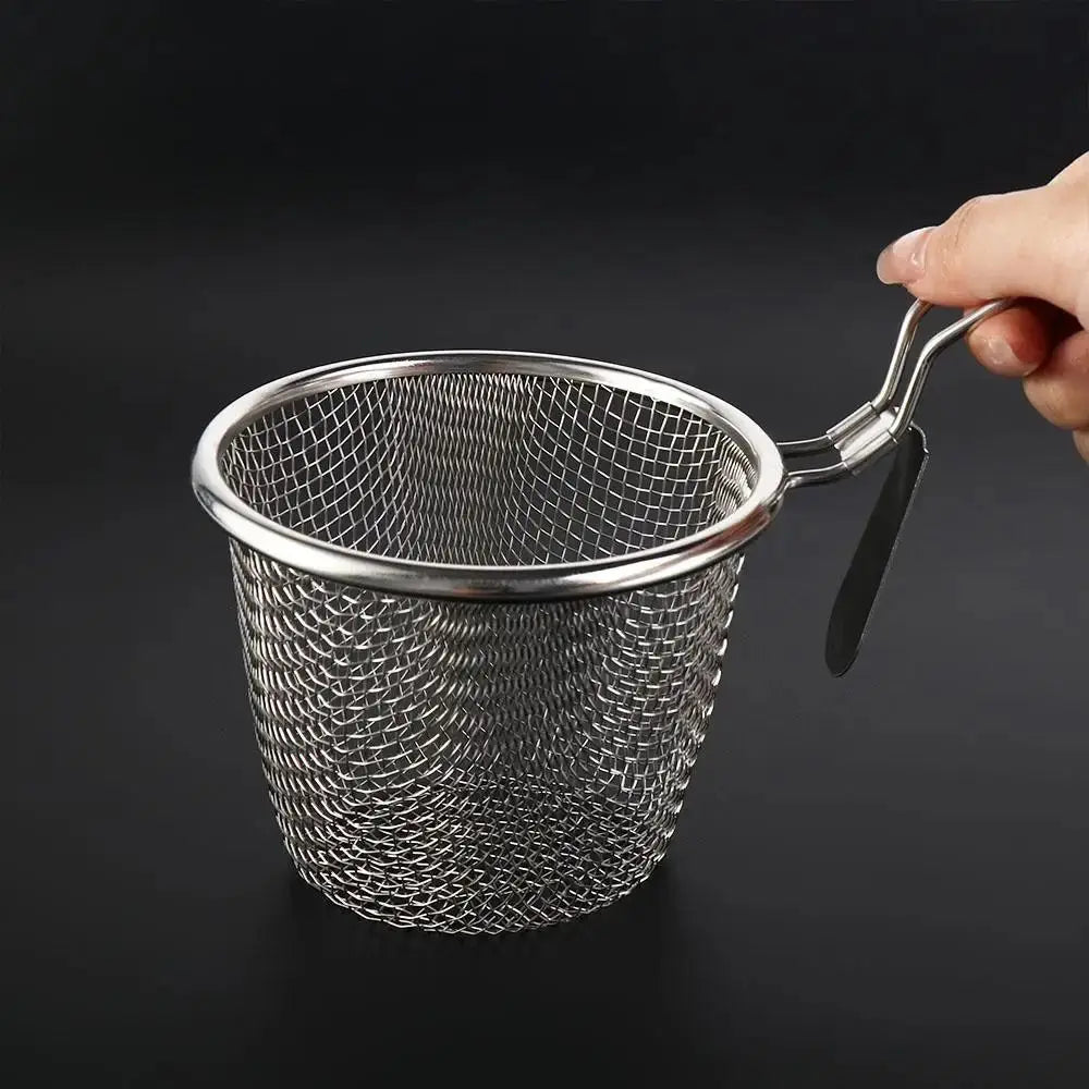 Durable Stainless Steel Mesh Strainer Spoon – Hot Pot, Frying, Noodles Scoop