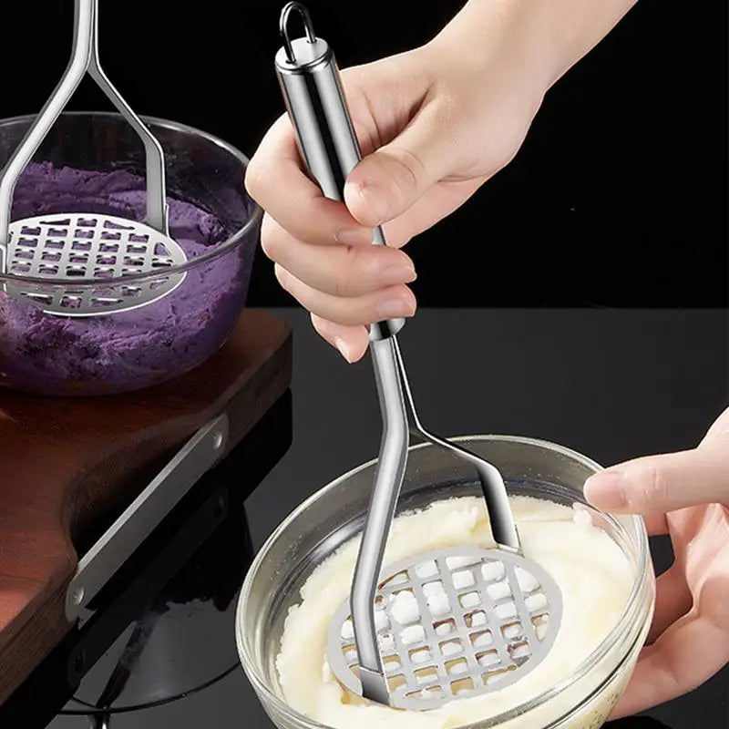 Stainless Steel Potato Mashers Ricers Masher Puree Purple Sweet Potata Pumpkin Grater Makers Tools Crusher Kitchen Acceesories