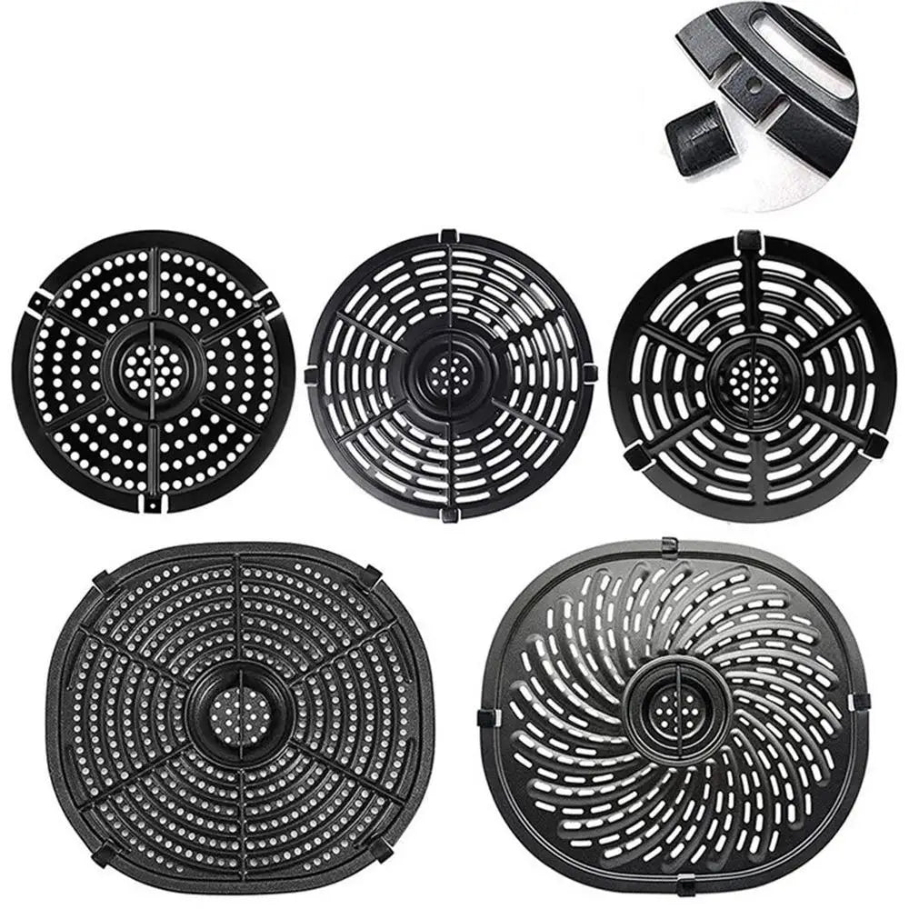 10Pcs/set Air Fryer Rubber Bumpers Silicone Rubber Protective Feet Covers Heat Resistant Kitchen Accessories For Grill Pan