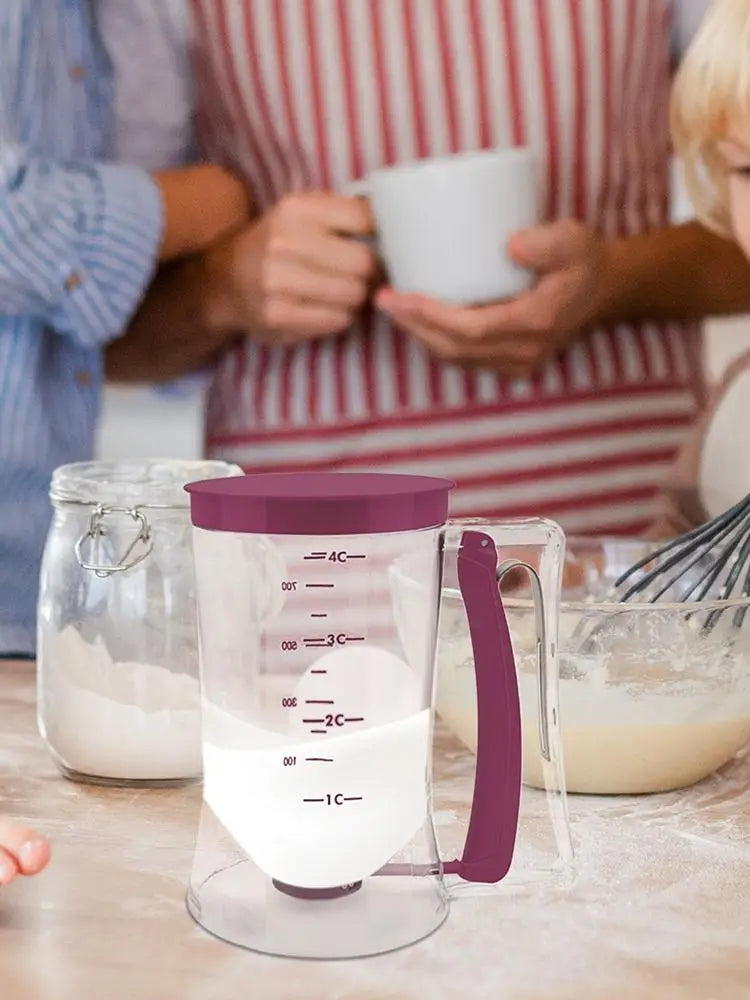 Hand-Held Batter Dispenser Pancake Batter Dispenser Batter Separator Bakeware For Cupcakes Waffles Pancakes Baking Supplies
