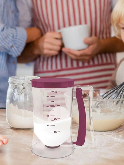 Hand-Held Batter Dispenser Pancake Batter Dispenser Batter Separator Bakeware For Cupcakes Waffles Pancakes Baking Supplies