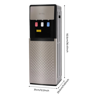 Bottom Load Water Dispenser for Home, Hot & Cold Standing Water Cooler Dispenser 3 Temp Modes, 500W Heating, 90W Cooling
