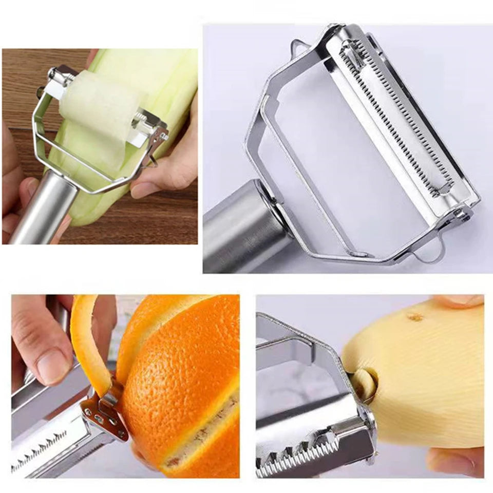 14-in-1 Multifunctional Vegetable Chopper – Food Grater, Slicer, Dicer & Cutting Machine with Handle for Fast Kitchen Prep