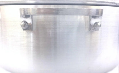 Aluminum Heavy Gauge Caldero Dutch Oven with Aluminum Lid – Silver 18.5QT