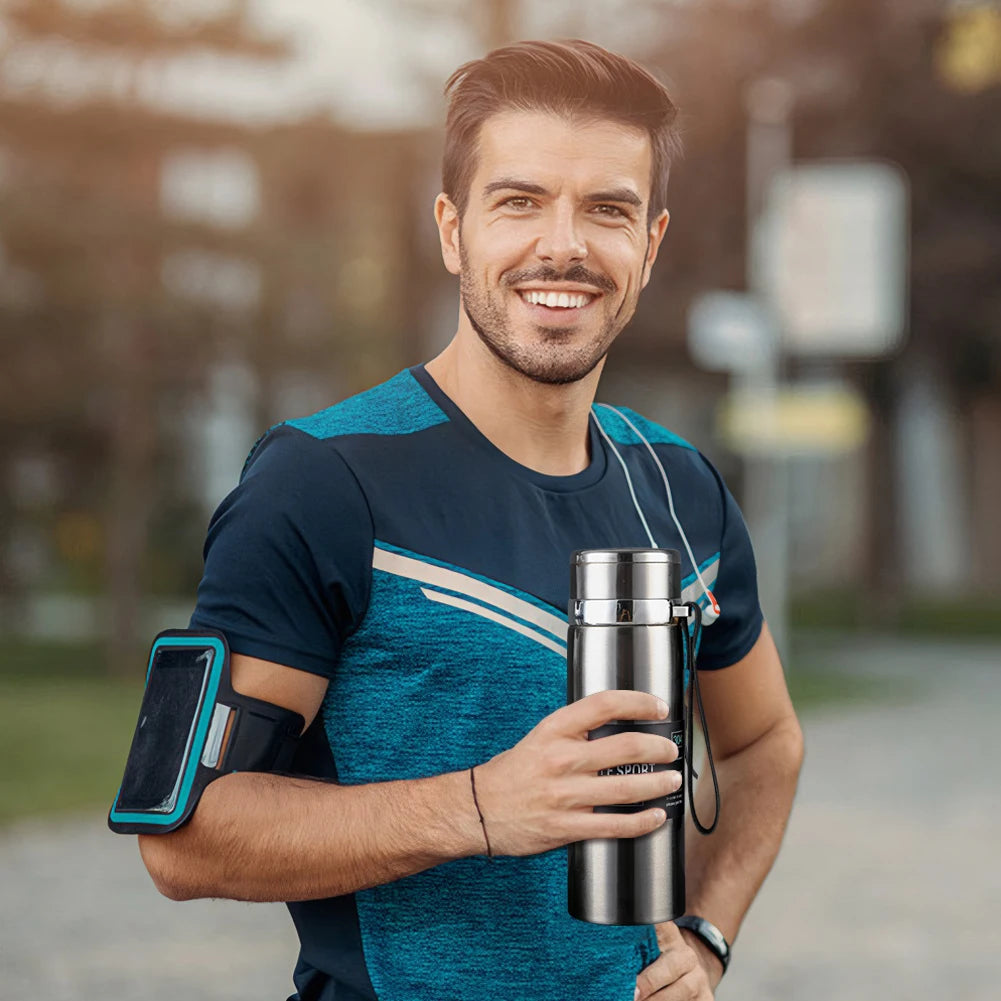 1000ml Insulated Thermal Water Bottle – Vacuum Flask for Hot & Cold Drinks