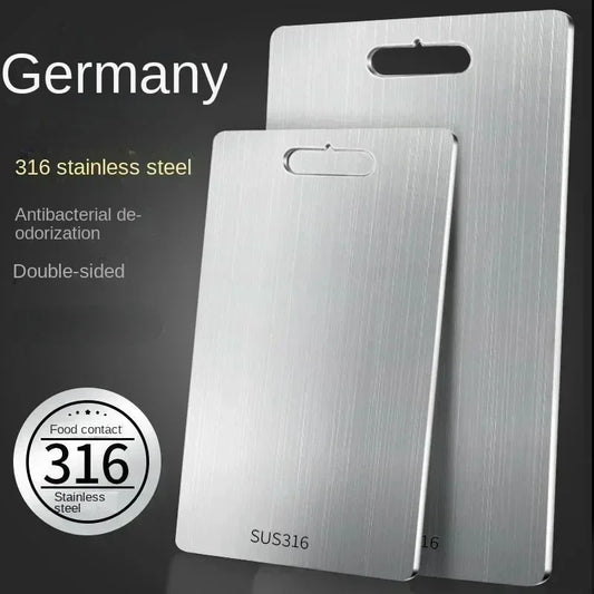 316 Thickened Cutting Board Stainless Steel Cut Vegetables Meat Chopping Board Cooking Tools Anti-mold Cutting Boards Mats