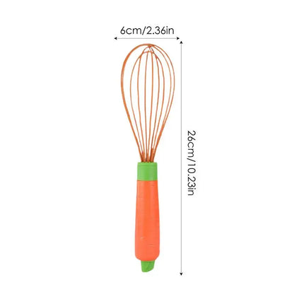 Heat-Resistant Silicone Whisk – Non-Stick Safe Balloon Egg Whisk for Mixing, Beating & Blending, Durable Kitchen Beater Tool