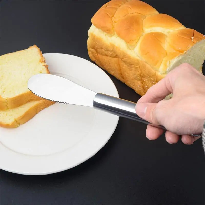 Stainless Steel Butter Spreader Kitchen Knives Stainless Steel Spreader Charcuterie Utensils For Kitchen Gadget For Cheese Jam