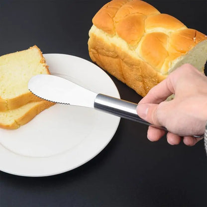 Stainless Steel Butter Spreader Kitchen Knives Stainless Steel Spreader Charcuterie Utensils For Kitchen Gadget For Cheese Jam