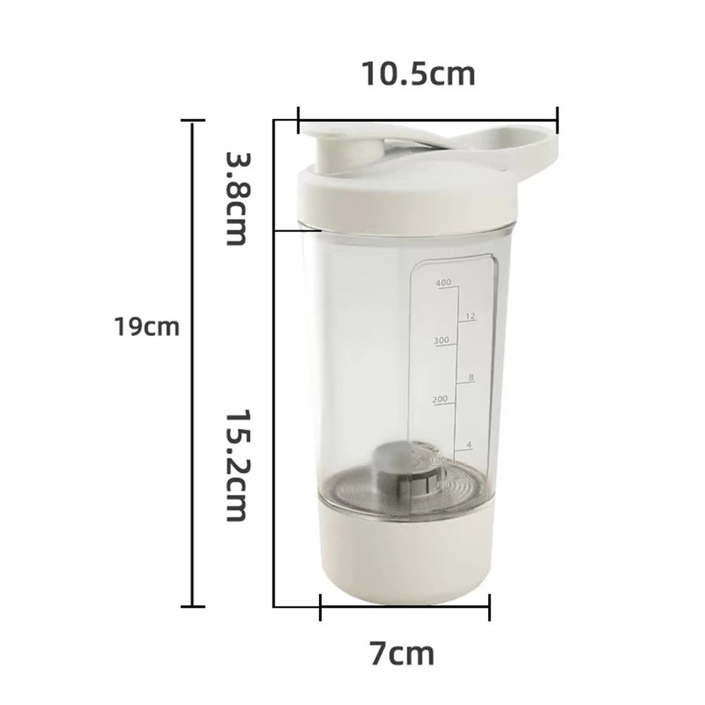 Self-Stirring Shaker Cup – Portable Automatic Mixing Cup for Protein Shakes, Coffee & Meal Replacement Drinks | Self-Mixing Sport Mug